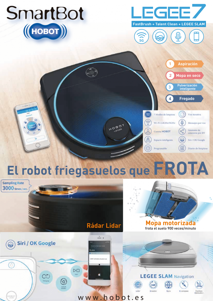 Robot Friegasuelos Hobot Legee-688 con Ofertas en Carrefour